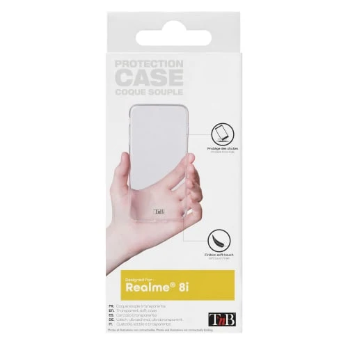 Coque souple transparente pour Realme 8i