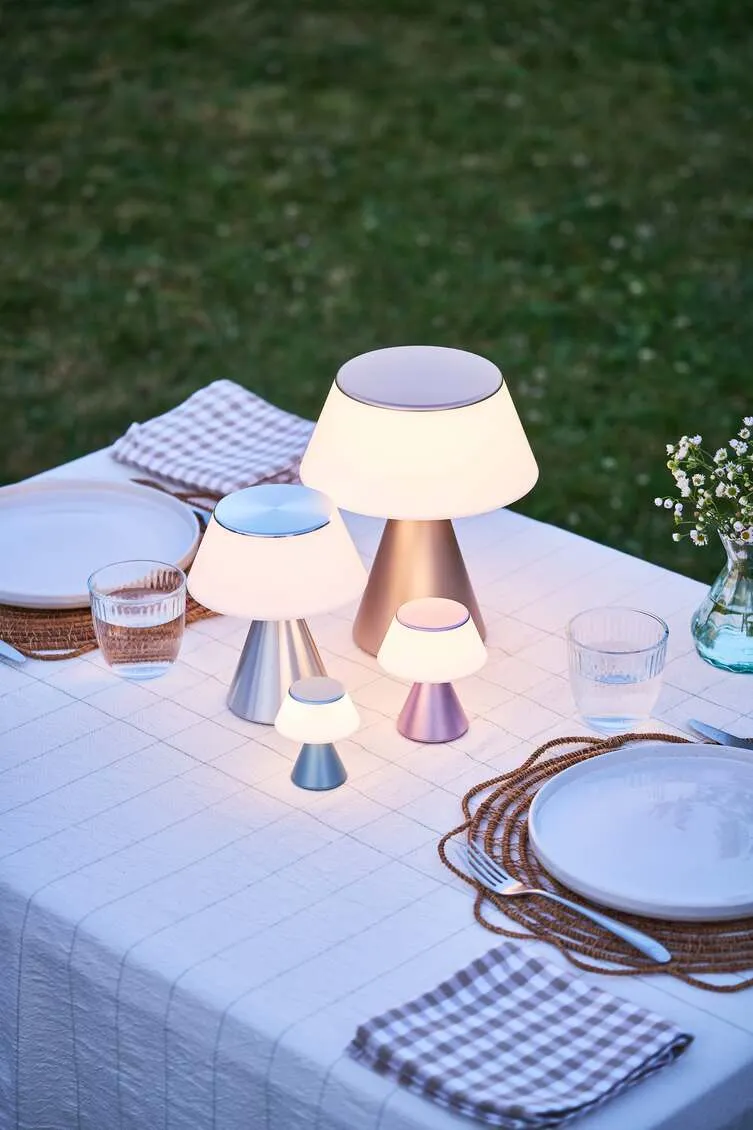 Lampe led portable Luma XL 24.8 cm - Aluminium