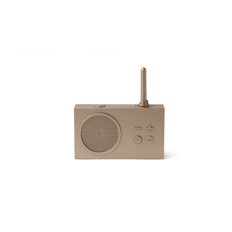 Tykho 3 enceinte bluetooth avec radio fm - soft gold