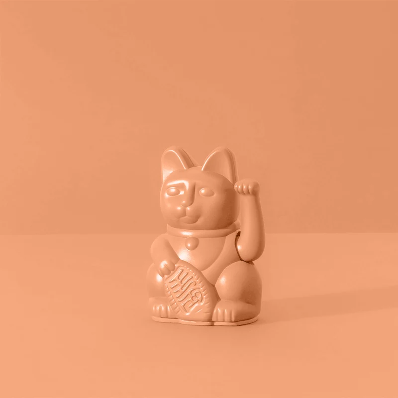 Lucky Cat - Peach