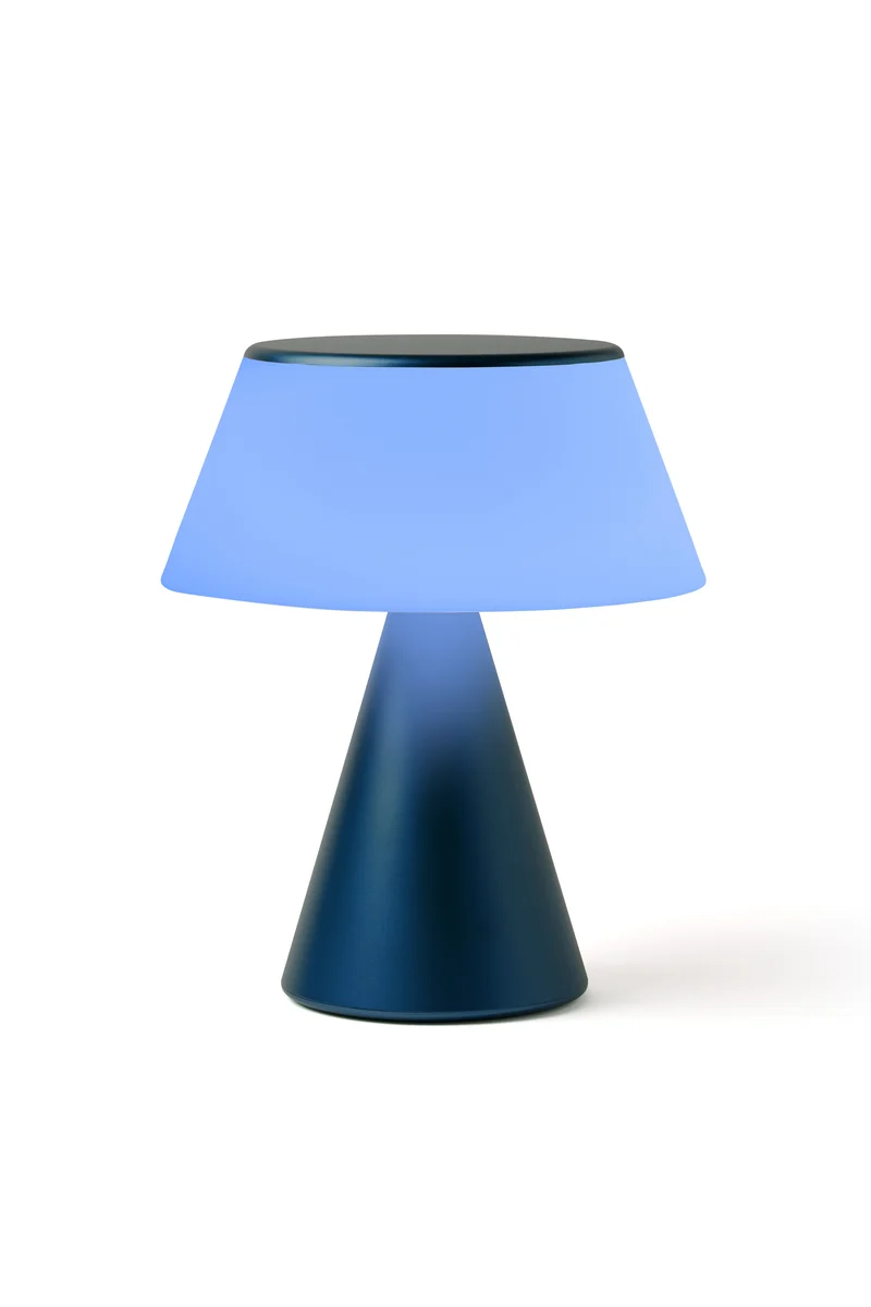 Lampe LED portable Luma XL 24.8 cm - Bleu foncé