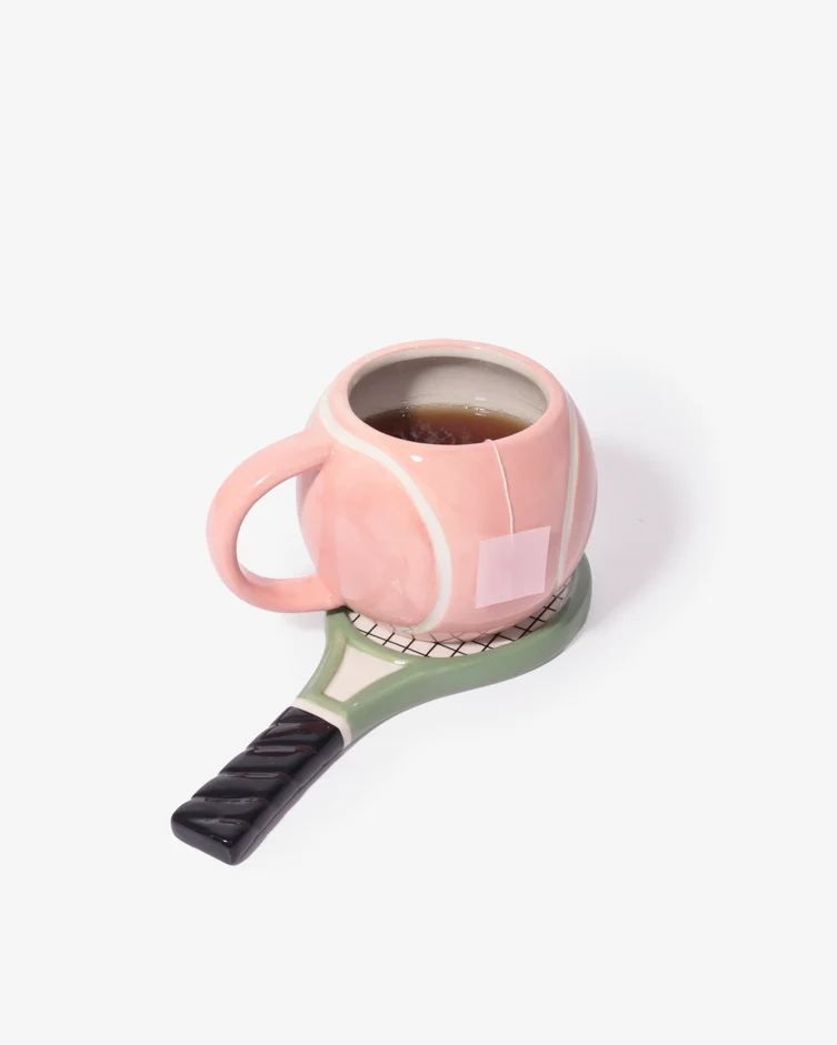 Tasse et soucoupe tennis