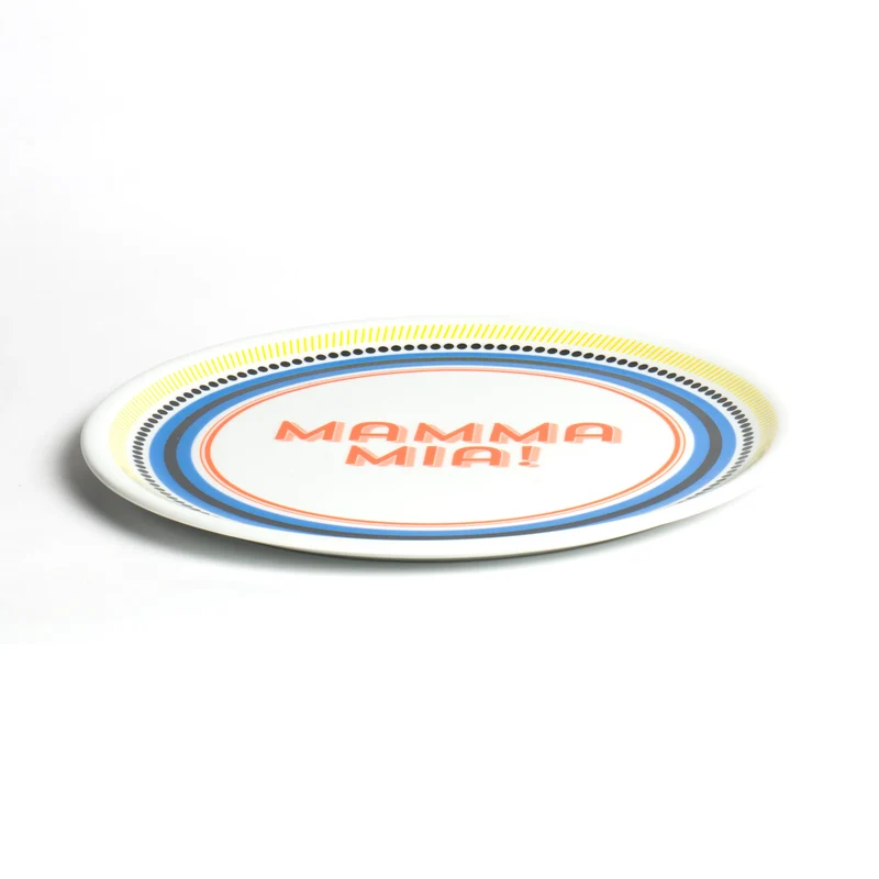 Bitossi Home Assiette à pizza ∅ 31 cm - Mamma Mia !