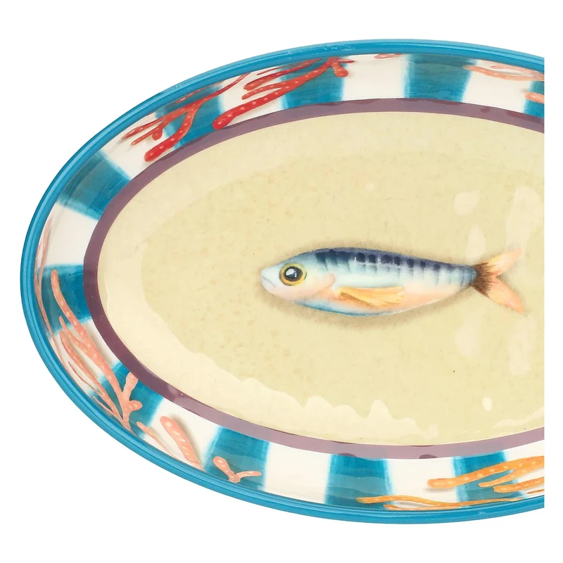 Plat ovale mélamine - Litorale