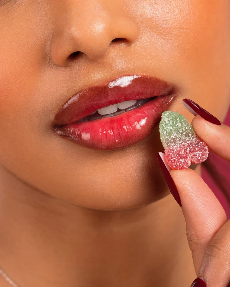 Bonbons cerises acidulées sans sucre