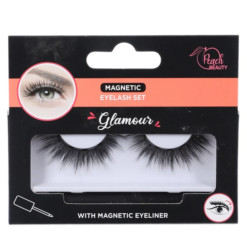 Kit de 2 faux-cils magnétique avec eyeliner magnétique