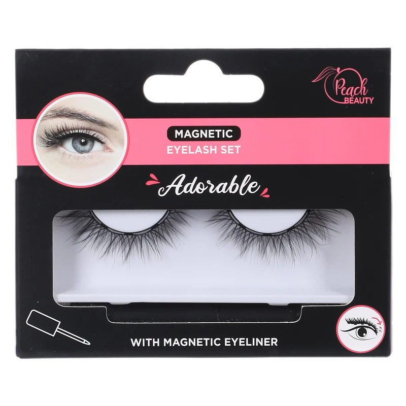 Kit de 2 faux-cils magnétique avec eyeliner magnétique