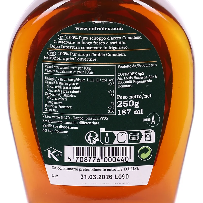 Sirop d'érable