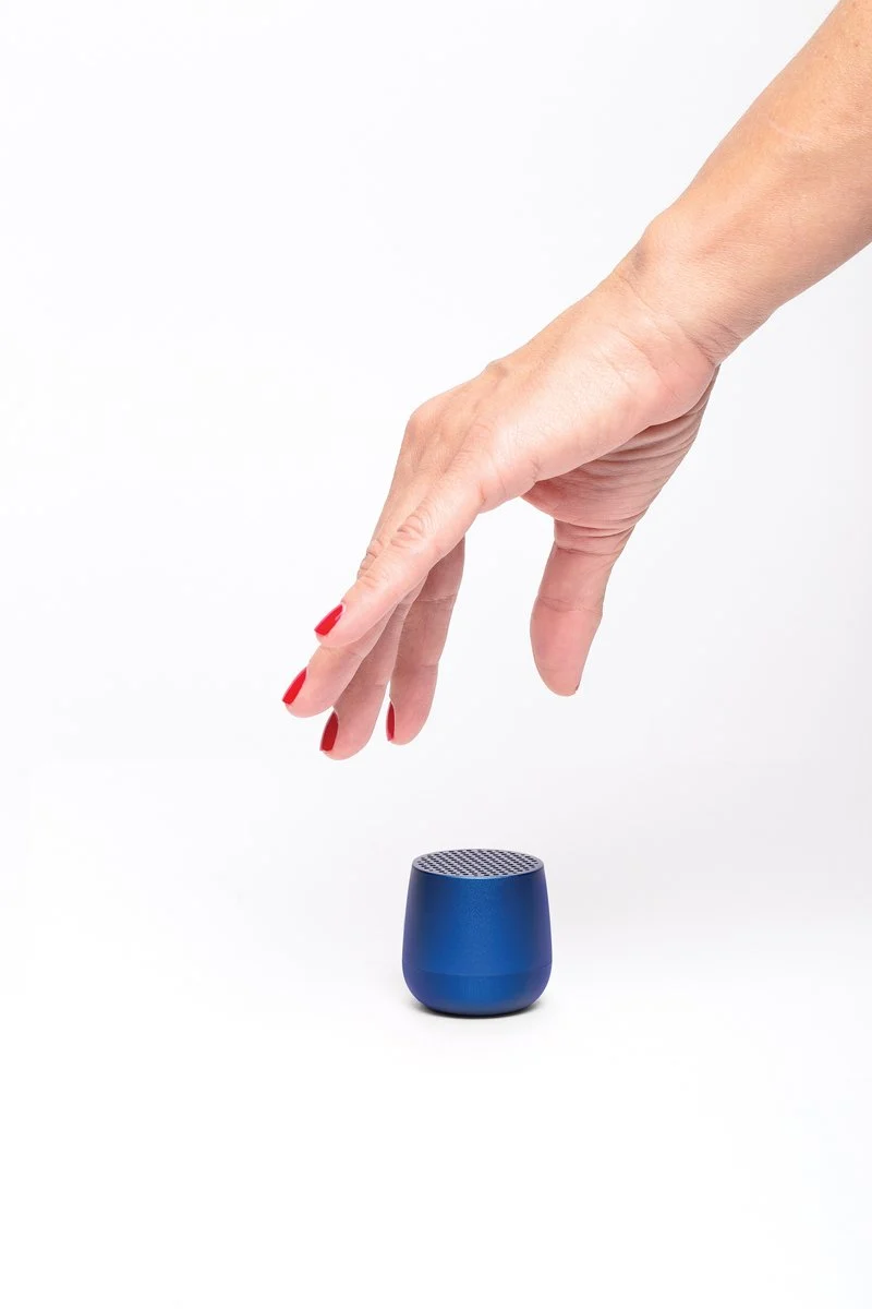 Enceinte Bluetooth Mino+ Bleu metal