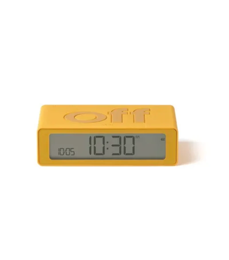 Réveil Flip mini Lexon - Jaune
