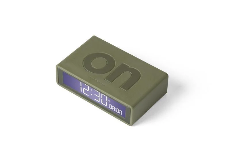 Réveil Flip classic Lexon - Kakhi