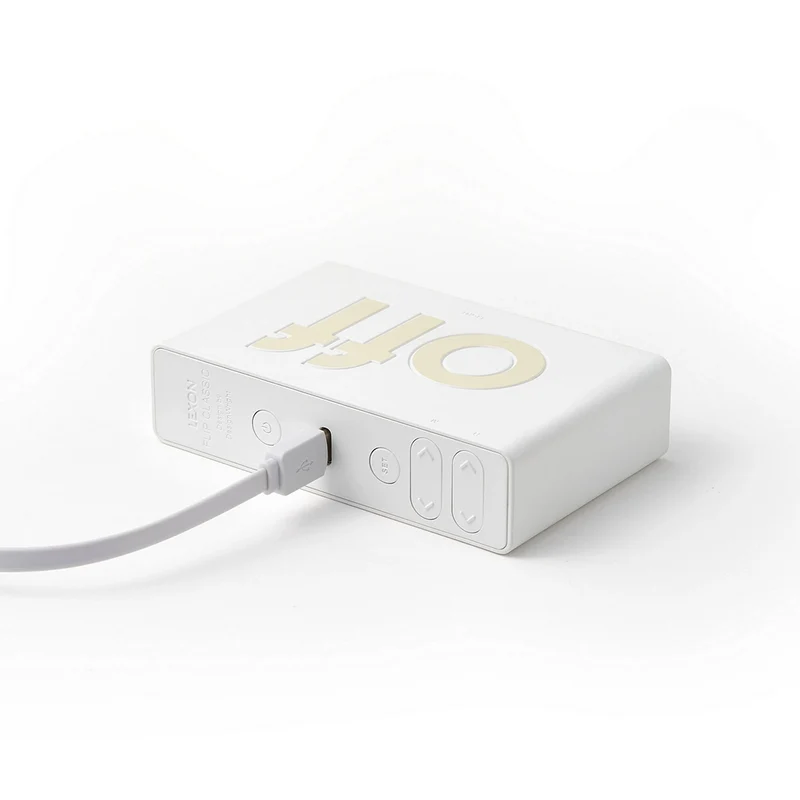 Réveil Flip Classic - Blanc