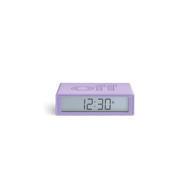 Réveil Flip Classic Lexon - lilas