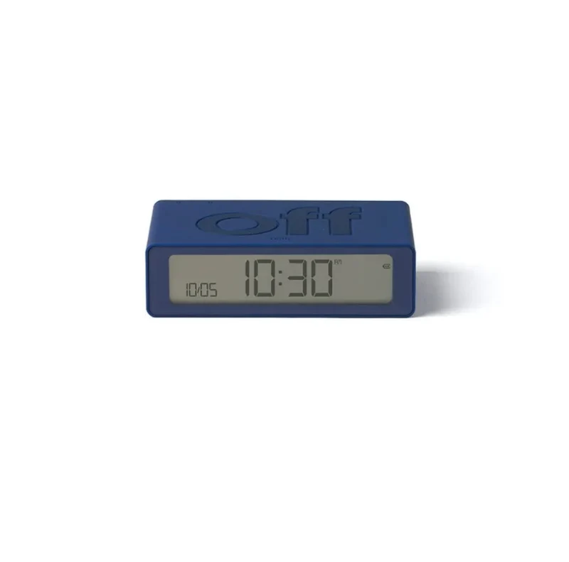 Réveil Flip mini Lexon - Bleu foncé