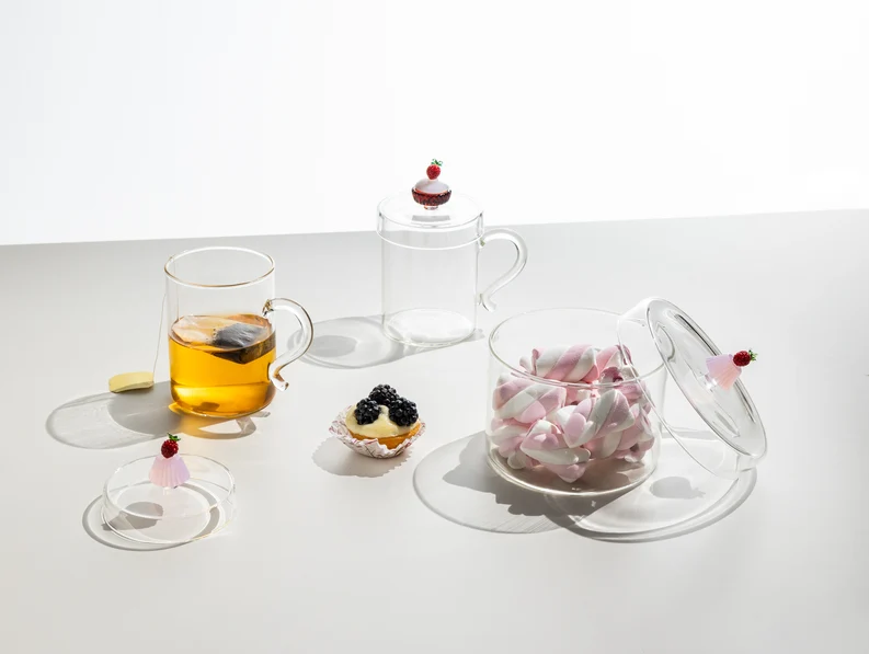 Ichendorf Pâtisserie Verre - Charlotte à la framboise