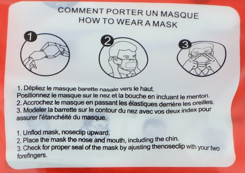 Sachet de 20 masques FFP2