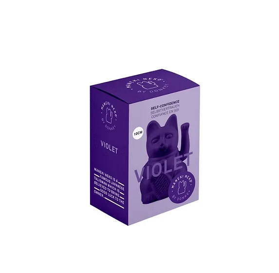 Mini Lucky Cat - violet
