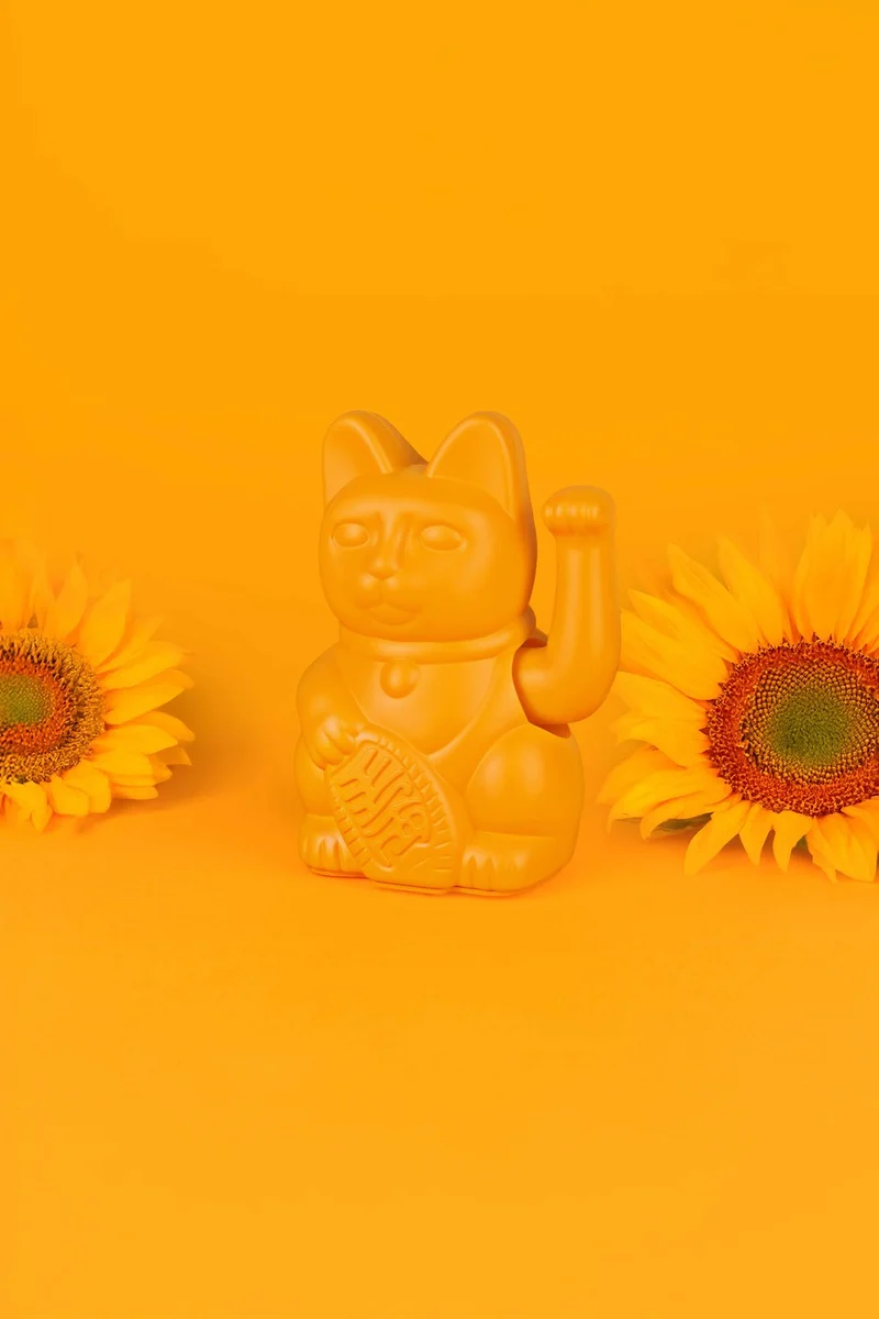 Mini Lucky Cat - Jaune