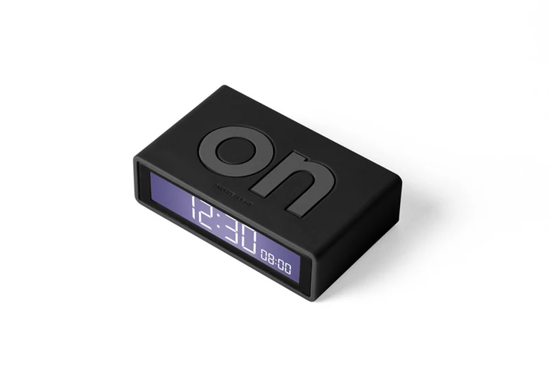 Réveil Flip mini Lexon - Noir