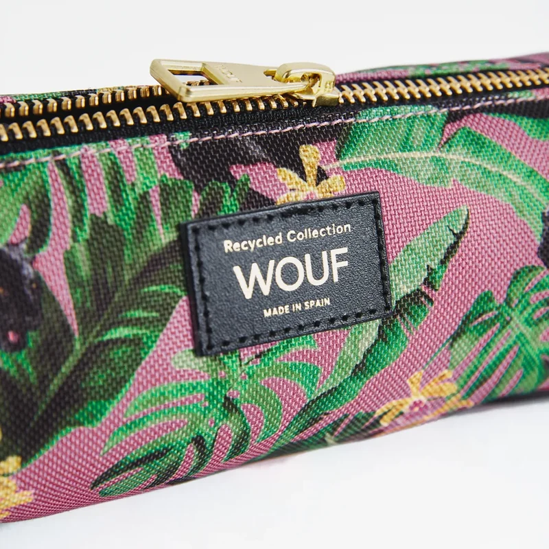 Wouf Trousse scolaire - Rose Yucata