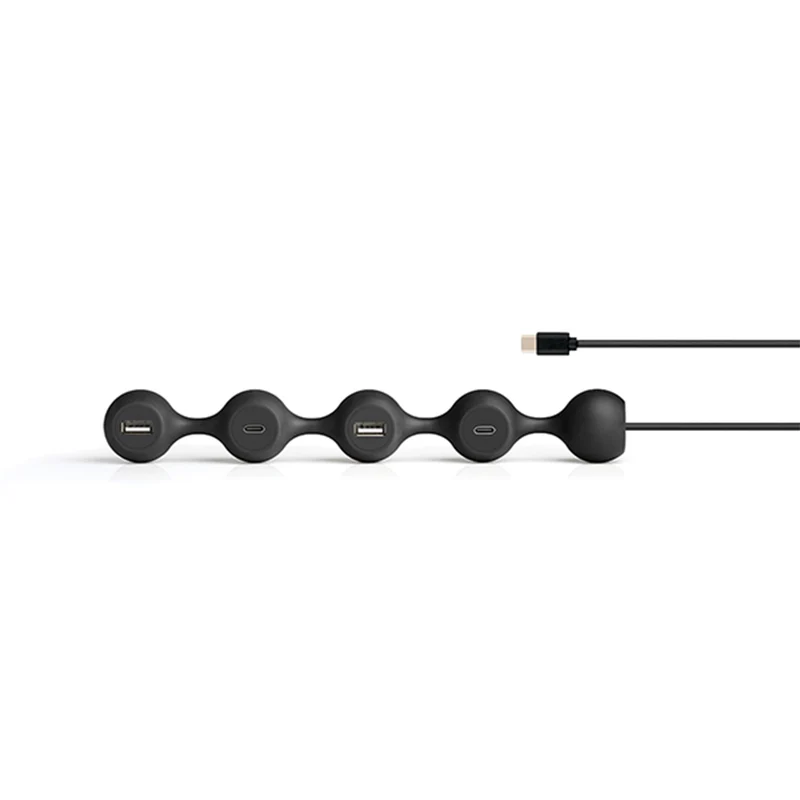 Hub-C Peas 4 ports - Noir