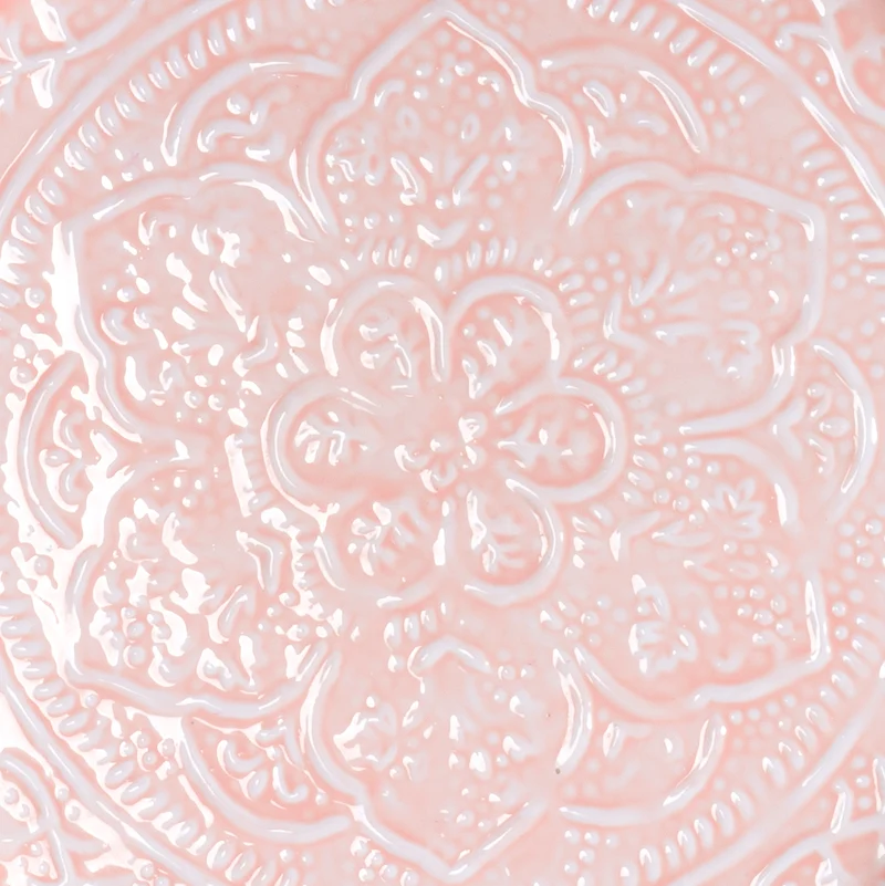 Plateau Berbère Ø 35 cm - rose clair