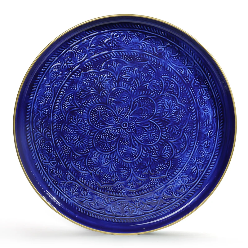 Plateau Berbère Ø 60 cm - majorelle
