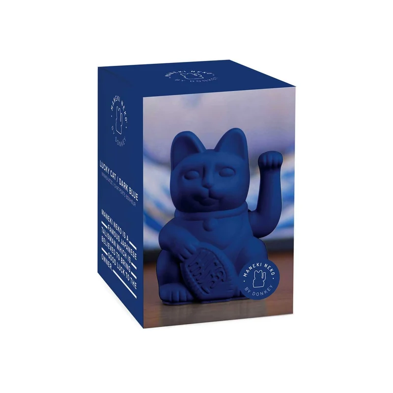Lucky Cat - bleu marine