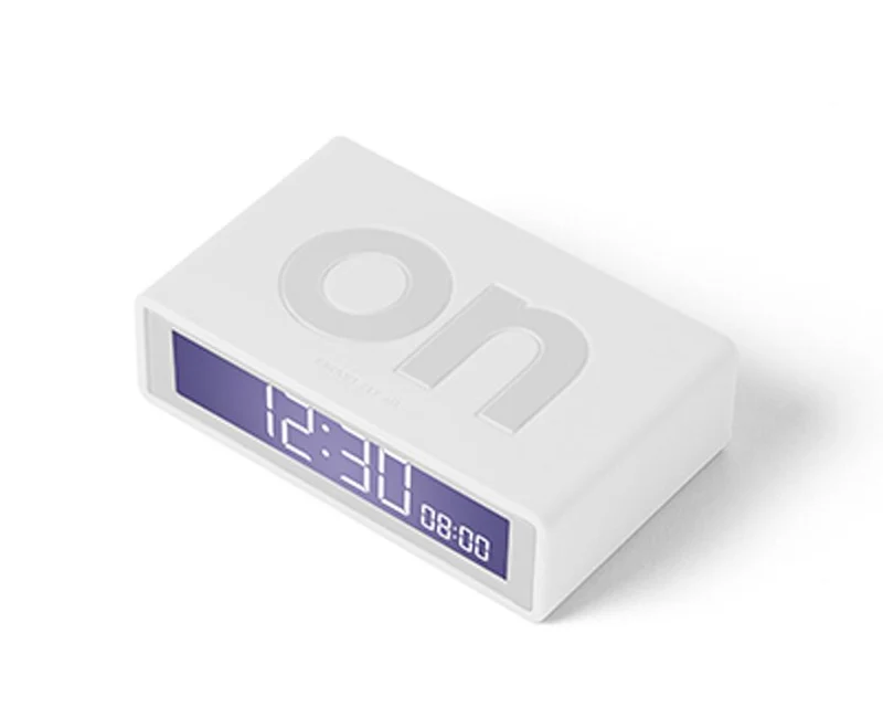 Réveil Flip mini Lexon - Blanc