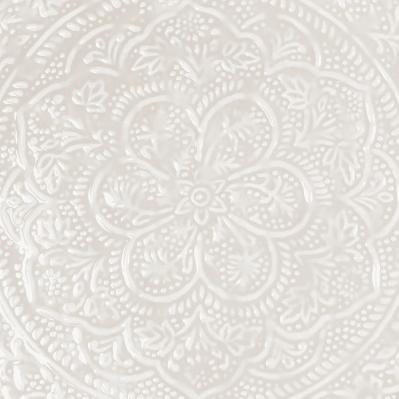 Plateau Berbère Ø 45 cm - blanc