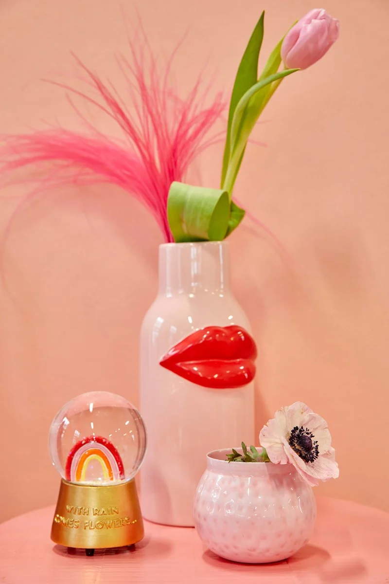Vase bouche L et Rouge - Lipstick