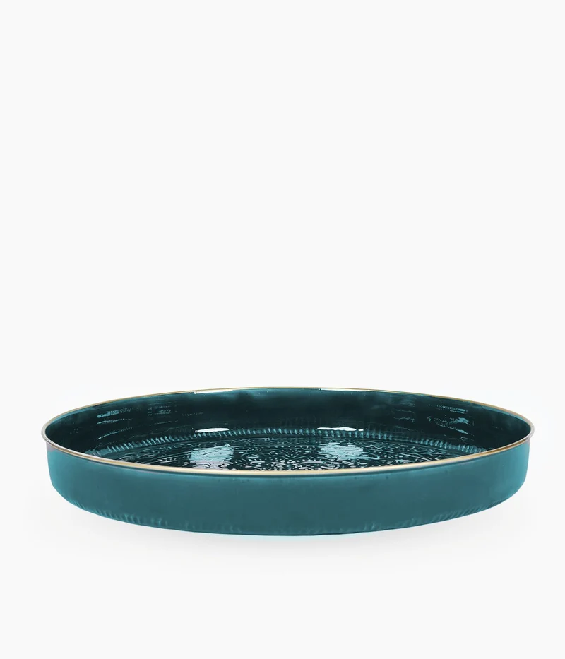 Plateau Berbère Ø 35 cm - kaki