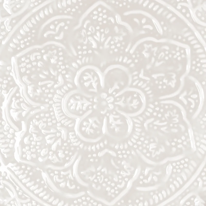 Plateau Berbère Ø 35 cm - blanc