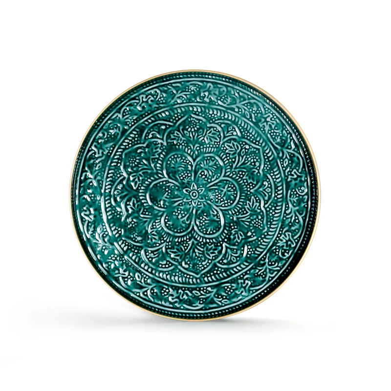 Plateau Berbère Ø 45 cm - kaki