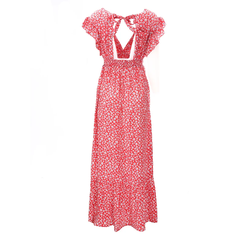 ROBE LONGUE DOS OUVERT T1 OU T2