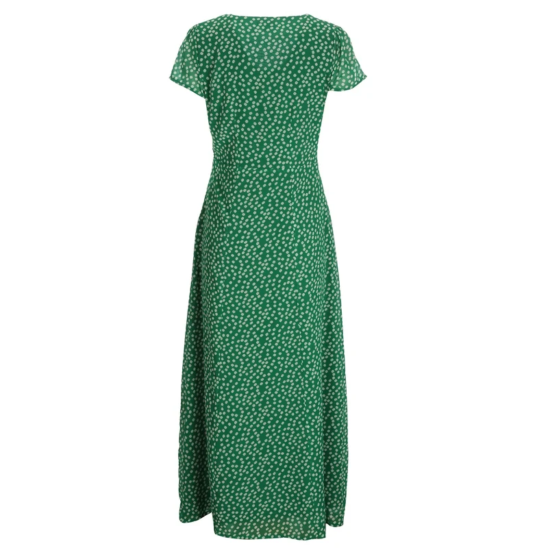 Robe longue boutonnée