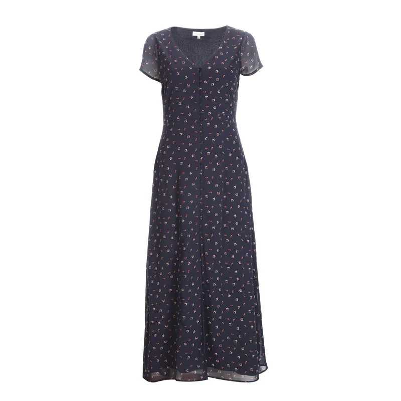 Robe longue boutonnée