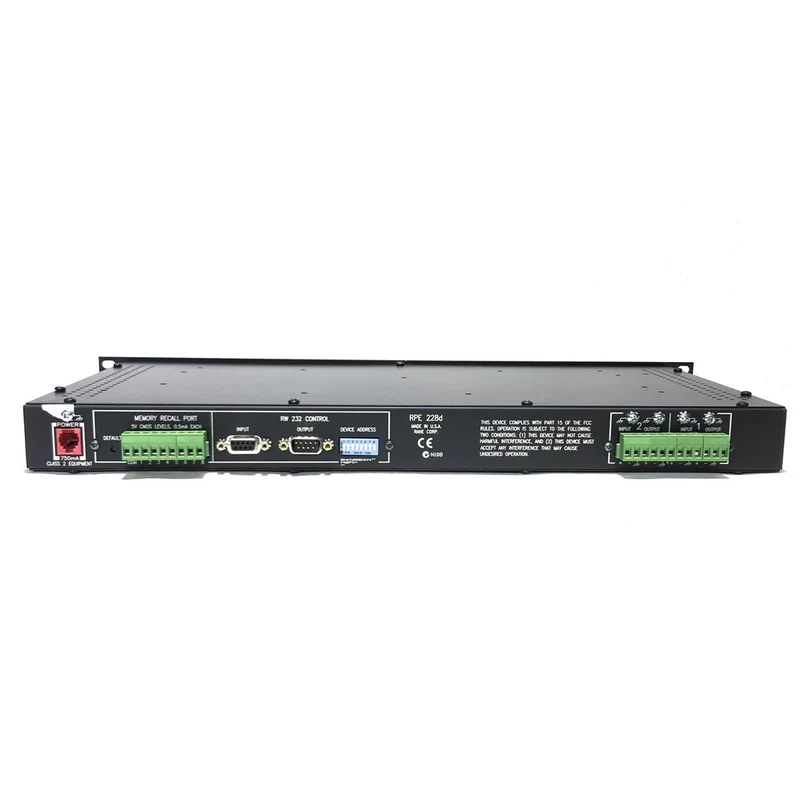 Rane RPE 228d Two Channel 1/3-Octave Programmable Digital Equalizer