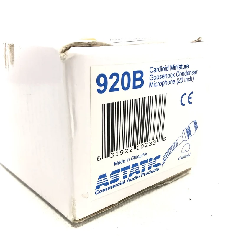 CAD Audio Astatic 920B Miniature Gooseneck Microphone 20" - DEMO